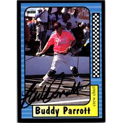 689286 Buddy Parrott Autographed Auto Racing, NASCAR & SC 1991 Maxx No.111 Trading Card