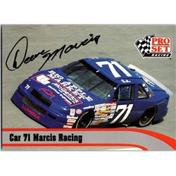689337 Dave Marcis Autographed Auto Racing, NASCAR & SC 1992 Pro Set No.38 Trading Card