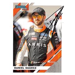 689357 Daniel Suarez Autographed NASCAR Driver, Auto Racing & SC 2020 Donruss No.33 Trading Card