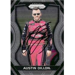 689374 Austin Dillon Autographed Auto Racing, NASCAR & SC 2018 Panini Prizm No.20 Trading Card