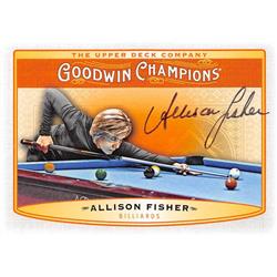 689475 Allison Fisher Autographed Billiards, Pool & Snooker 2019 Upper Deck Goodwin Champions No.68 Trading Card