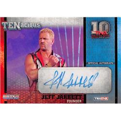689481 Jeff Jarrett Autographed Wrestling Star 2012 Tristar Tenacious Impact No.TEN1 KE 91-100 Trading Card -  Autograph Warehouse