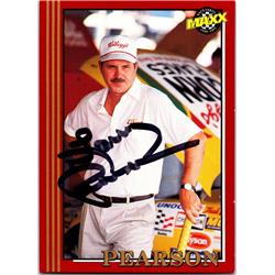 676195 Larry Pearson Autographed Auto Racing, NASCAR & SC 1992 Maxx No.41 Trading Card