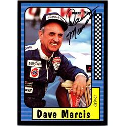 676200 Dave Marcis Autographed Auto Racing, NASCAR & SC 1991 Maxx No.71 Trading Card