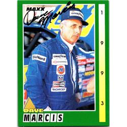 676202 Dave Marcis Autographed Auto Racing, NASCAR & SC 1993 Maxx No.71 Trading Card