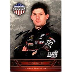 676246 Ryan Truex Autographed NASCAR Driver, Auto Racing & SC 2014 Press Pass American Thunder Rookie No.34 Trading Card