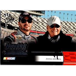 676257 Rick Hendrick Autographed Auto Racing, NASCAR & SC 2009 Press Pass No.197 with Jimmie Johnson Trading Card -  Autograph Warehouse