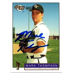 676384 Mark Thompson Autographed Colorado Springs Sky Sox 1993 Fleer Excel Rookie No.188 Baseball Card