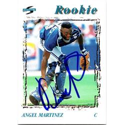 677088 Angel Martinez Autographed Toronto Blue Jays, FT 1996 Score Rookie No.227 Baseball Card