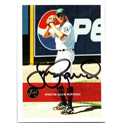 677123 Jon Rauch Autographed Winston Salem Warthogs 2000 Just Minors Rookie No.268 Baseball Card