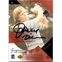 677335 Johnny Miller Autographed PGA Tour, BYU Cougars & SC 2003 Upper Deck Legends No.36 on Back Golf Card