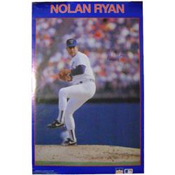 Picture of Autograph Warehouse 664626 22 x 34 in. Nolan Ryan Autographed Hand Signed Texas Rangers Poster
