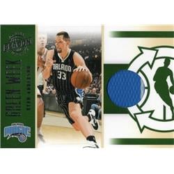 664657 Ryan Anderson Player Worn Jersey Patch Orlando Magic 2011 Panini Green Week No.24 Basketball Card