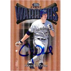 665112 John Olerud Autographed Toronto Blue Jays 1997 Topps Finest No.84 Warriors Baseball Card
