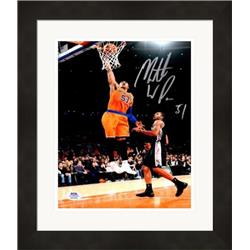 675517 8 x 10 in. Ron Artest Autographed New York Knicks, Metta World Peace No.1 Matted & Framed PSA Authentication Photo