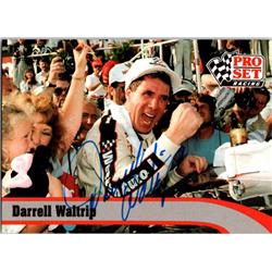 724245 Darrell Waltrip Autographed NASCAR Driver, Auto Racing & SC 1992 Pro Set No.97 Trading Card