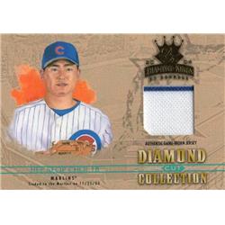 724360 Hee Sop Choi Player Worn Jersey Patch Chicago Cubs 2004 Donruss Diamond Kings Cut No.DC27 LE 90-100 Baseball Card