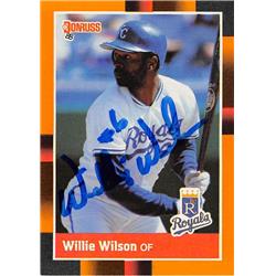 724515 Willie Wilson Autographed Kansas City Royals 1988 Donruss Best No.263 Baseball Card -  Autograph Warehouse