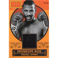 Picture of Autograph Warehouse 725692 Michael Spinks Player Worn Relic Patch Boxing Card 2014 Panini Golden Age Museum No.7