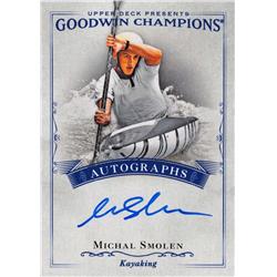 726079 Michal Smolen Autographed Kayaking, Canoeist 2016 Upper Deck Goodwin Champions No.ASM Trading Card