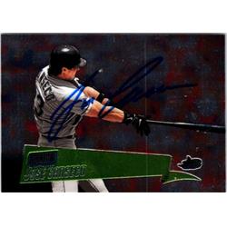 703214 Jose Canseco Signed Tampa Bay Devil Rays 2000 Topps Stadium Club Chrome No.125 Baseball Card