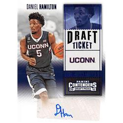 703369 Daniel Hamilton Signed Uconn, Connecticut Huskies 2016 Panini Contenders College Ticket Rookie No.151 Basketball Card