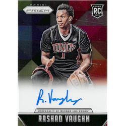 703375 Rashad Vaughn Signed Unlv Runnin Rebels 2015 Panini Prizm Rookie No.RSRV Basketball Card