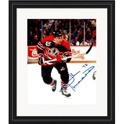 724061 8 x 10 in. John Tonelli Autographed Chicago Black Hawks No.1 Matted & Framed Photo