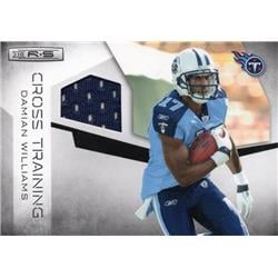 701043 Damian Williams Player Worn Jersey Patch Tennessee Titans 2010 Panini Rookies & Stars No.23 LE 272-299 Football Card