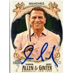 701208 Jesse Sanchez Autographed MLB Reporter, SC 2021 Topps Chrome Allen & Ginter No.260 Baseball Card
