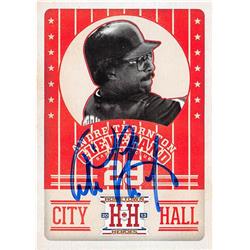 702094 Andre Thornton Autographed Cleveland Indians 2013 Panini City Hall Hometown Heroes No.CH15 Baseball Card
