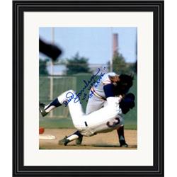 702234 8 x 10 in. Bud Harrelson Autographed New York Mets Pete Rose 1973 Fight Play No.1 Matted & Framed Photo