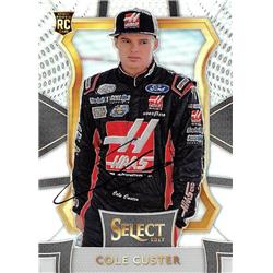 702296 Cole Custer Signed Auto Racing, NASCAR & SC 2017 Panini Select Rookie Refractor No.85 Trading Card
