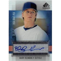 702513 Barry Richmond Signed Los Angeles Dodgers 2004 Upper Deck Prospects No.BR LE 71-400 Baseball Card