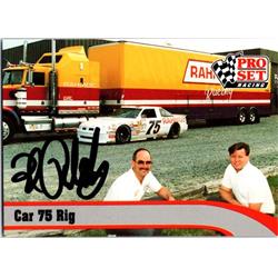 700192 Bob Rahilly Autographed NASCAR Driver, SC 1992 Pro Set No.200 Trading Card