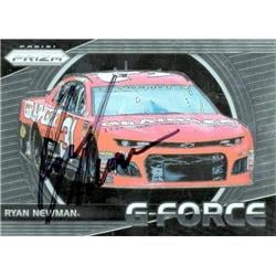 700231 Ryan Newman Autographed Auto Racing, NASCAR & SC 2018 Panini Prizm G-force No.76 Trading Card