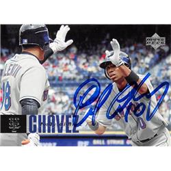 700520 Endy Chavez Autographed New York Mets 2006 Upper Deck No.707 Baseball Card