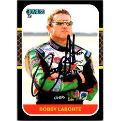 700535 Bobby Labonte Autographed Auto Racing, NASCAR & SC 2020 Donruss No.166 Trading Card -  Autograph Warehouse