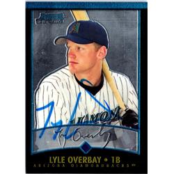 700654 Lyle Overbay Autographed Arizona Diamondbacks, JZ 2001 Bowman Chrome No.272 Baseball Card