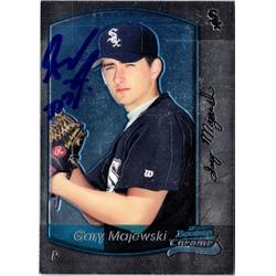 700662 Gary Majewski Autographed Chicago White Sox, JZ 2000 Bowman Chrome Rookie No.287 Baseball Card