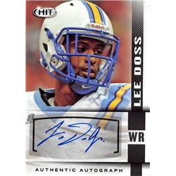 700970 Lee Doss Autographed Southern University 2014 Sage Hit Rookie No.A144 Football Card