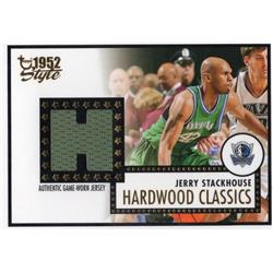 687923 Jerry Stackhouse Player Worn Jersey Patch Dallas Mavericks 2006 Topps 1952 Style No.HCRJS Basketball Card -  Autograph Warehouse
