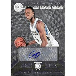 688006 Gorgui Dieng Autographed Minnesota Timberwolves 2013 Panini Rookie Roll Call No.28 Basketball Card