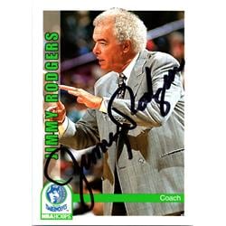 688072 Jimmy Rodgers Autographed Minnesota Timberwolves, SC 1992 Skybox No.254 Basketball Card