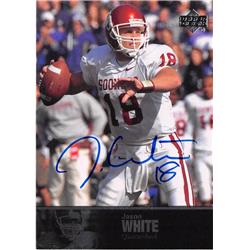 688188 Jason White Autographed Oklahoma Sooners 2011 Upper Deck Legends No.7 Football Card