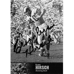 688275 Elroy Hirsch Autographedcrazylegs Los Angeles Rams 1997 Upper Deck Career Highlights No.39 Football Card