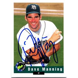 688414 Dave Manning Autographed Palm Beach Junior College 1992 Classic Draft Rookie No.68 Baseball Card