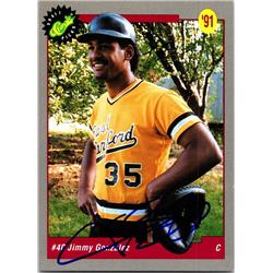 688452 Jimmy Gonzalez Autographed East Hartford High School 1991 Classic Draft Rookie No.36 Baseball Card