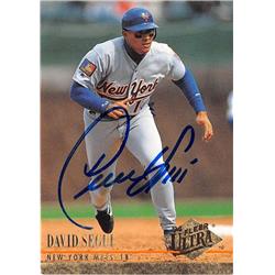 688486 David Segui Autographed New York Mets 1994 Fleer Ultra No.534 Baseball Card