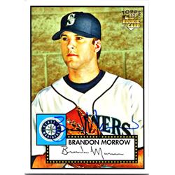 688949 Brandon Morrow Autographed Seattle Mariners, JZ 2007 Topps 52 Rookie No.59 Baseball Card